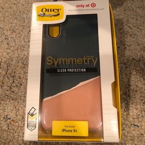 OtterBox iPhoneXR Symmetry Case-Blue/Pink Split